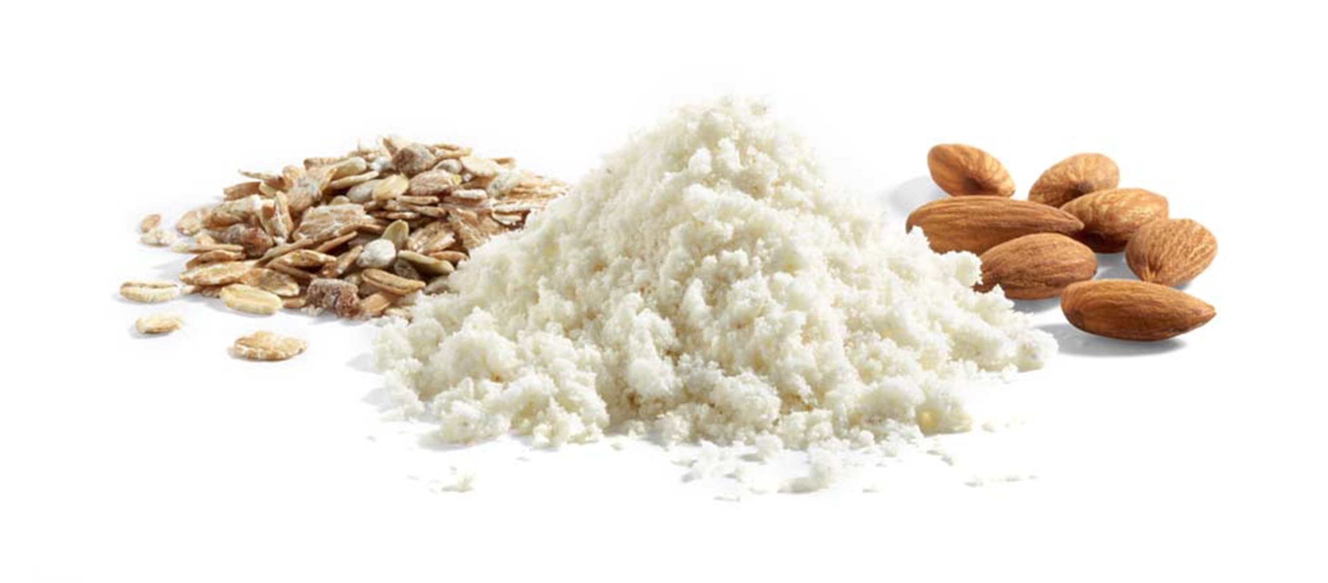 Piles of nutritious ingredientsa
