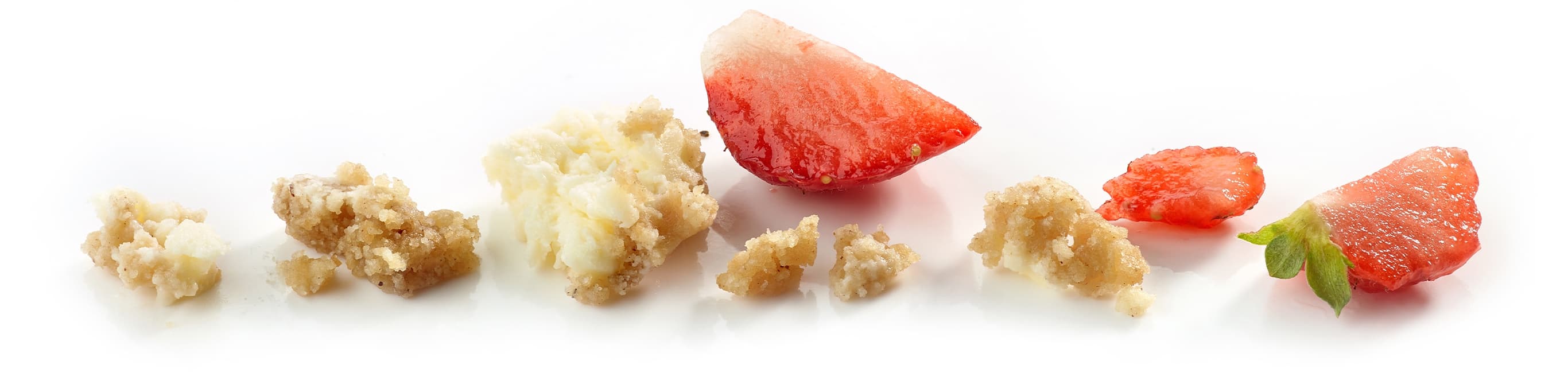 strawberry crumble